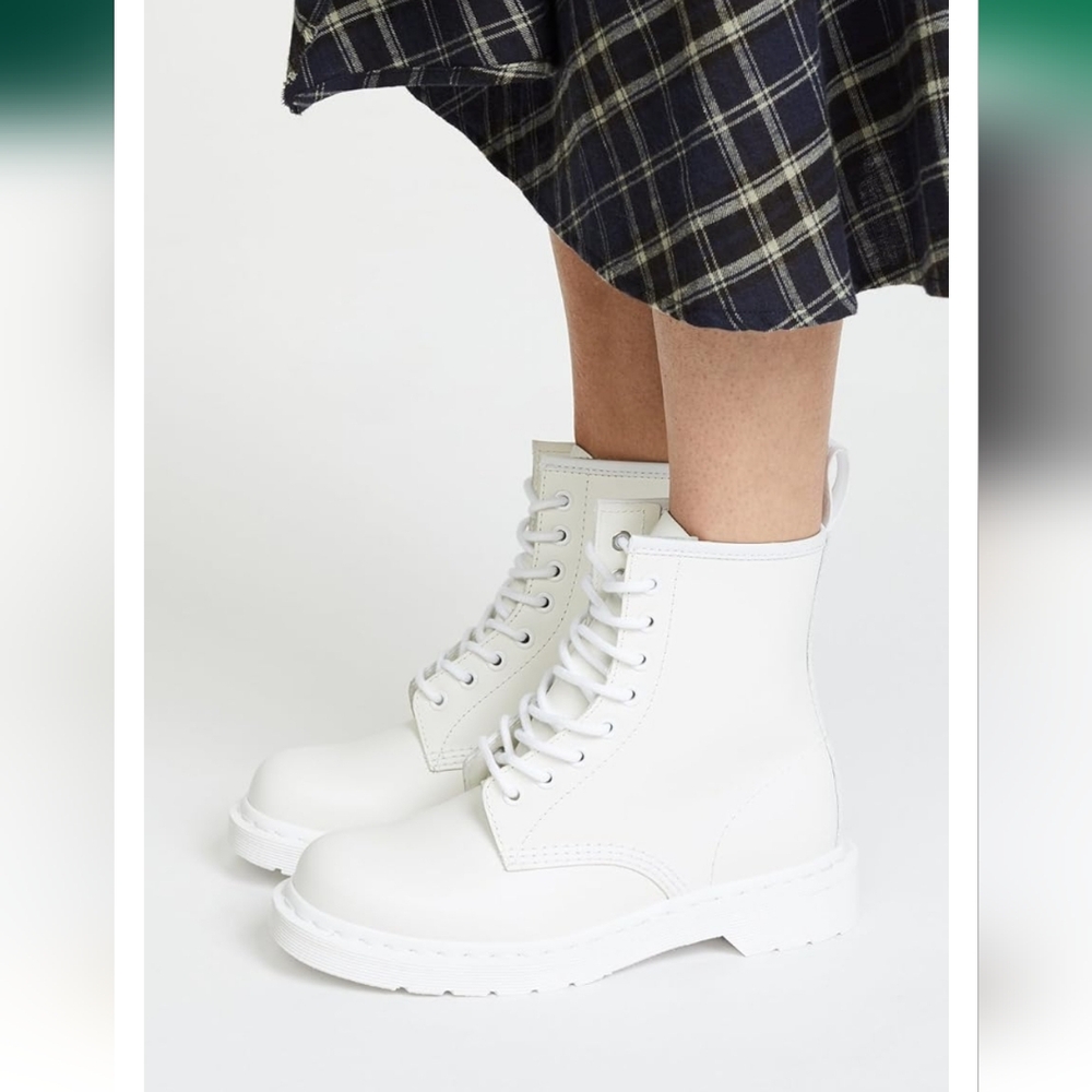 Dr. Martens White on White